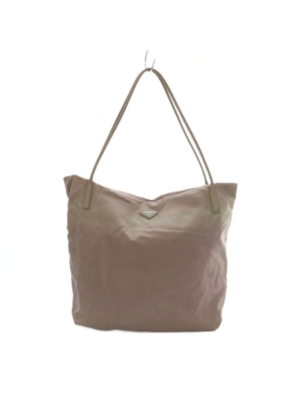 Prada Tote Bag Nylon Triangle Plate Lavender